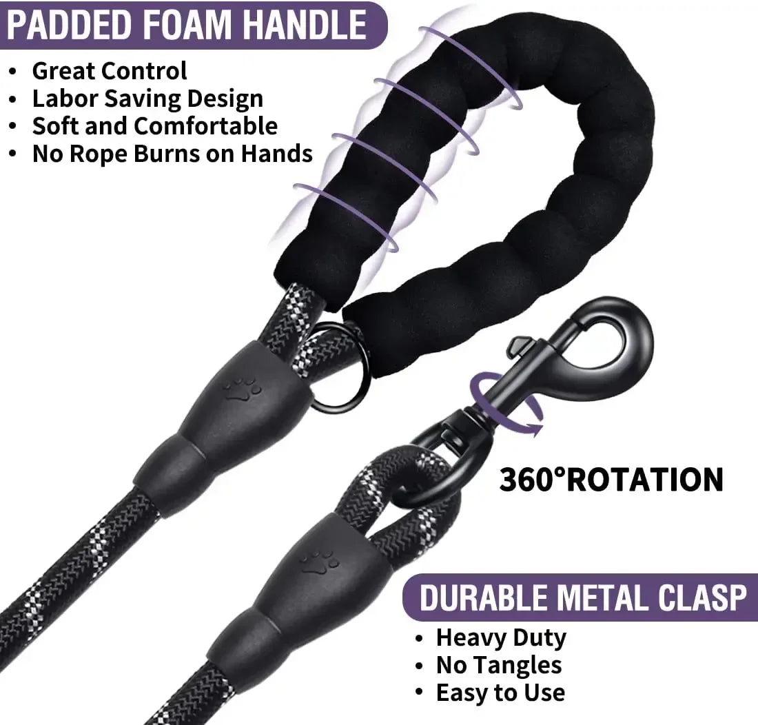 Reflective Dog Leash for All Sizes